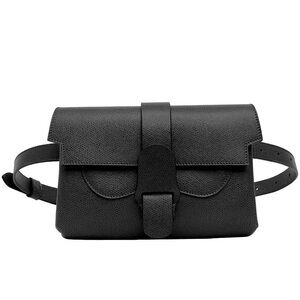 Senreve Aria bag in black pebble leather in excellent pre owned condition
